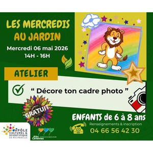 Illustration Les Mercredis du Pôle " Décore ton cadre photo! "