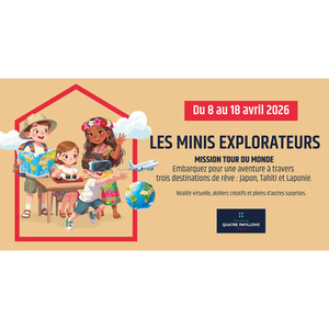 Illustration Les Minis Explorateurs aux 4 Pavillons – Tour du monde en famille