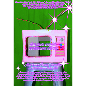 Illustration Les mots crachés se tiennent debout