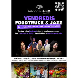 Illustration Les vendredis Foodtrucks & Jazz aux Cordeliers