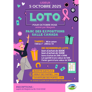 Illustration Loto - pour Octobre Rose