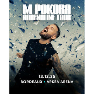 Illustration M Pokora en concert à l'Arkéa Arena