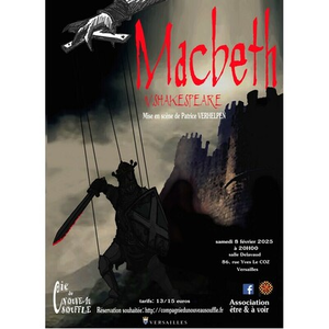 Illustration "Macbeth" de William Shakespeare - mise en scène de Patrice Verhelpen
