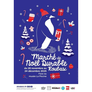 Illustration Marché de Noël Durable de Roubaix 2025