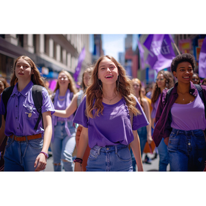 Illustration Marche des femmes "pour l'égalité des droits" avec le CIDFF