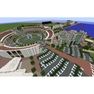 Illustration Martigues dans Minecraft