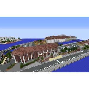 Illustration Martigues dans Minecraft