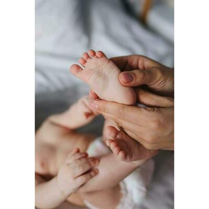 Illustration Massage pour bébé