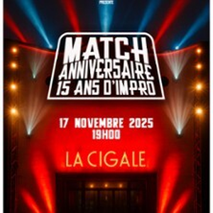 Illustration Match d'Impro Evénement - 15 Ans d'Impro à la Cigale !!