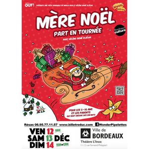 Illustration Mère Noel part en tournée (jeune public 3-12 ans)
