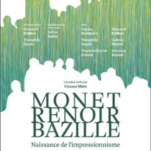 Illustration Monet, Renoir & Bazille - Studio Hébertot, Paris