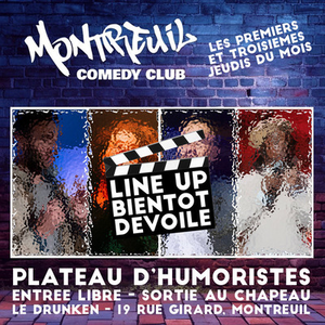 Illustration 🎭 MONTREUIL COMEDY CLUB : PLATEAU D'HUMORISTES 🎭