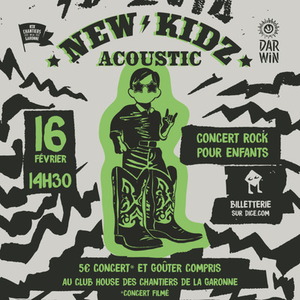 Illustration NEW KIDZ EN LIVE – CLUB HOUSE DES CHANTIERS DE LA GARONNE