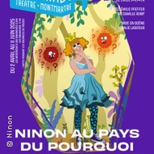 Illustration Ninon au Pays du Pourquoi - Le Funambule-Montmartre, Paris