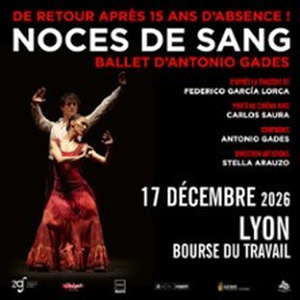 Illustration Noces de Sang - Un ballet d'Antonio Gades & Carlos Saura - Bourse du Travail - Lyon