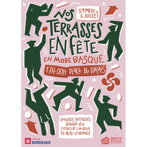 Illustration Nos terrasses en fête