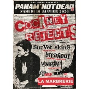 Illustration Panam’not Dead #3 : Cockney Rejects + Survet Skins + Breakout + Wunderbach