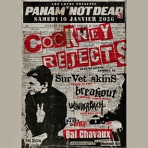 Illustration Panam’not Dead #3 : Cockney Rejects + Survet Skins + Breakout + Wunderbach