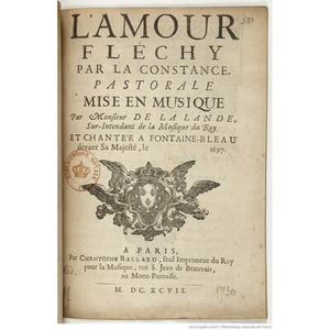 Illustration Pastorales pour le Roi-Soleil