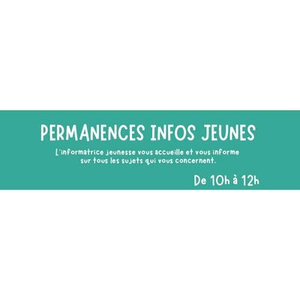Illustration Permanences Info Jeunes à la Médiathèque de Meudon Centre 📚