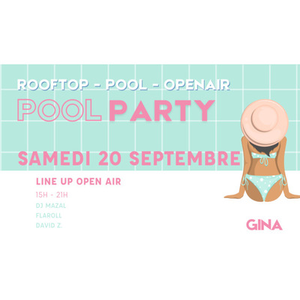 Illustration Pool Party Gina, le samedi 20 septembre