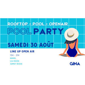 Illustration Pool Party Gina, le samedi 30 août