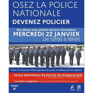 Illustration Portes ouvertes à l'École Nationale de Police de Roubaix-Hem