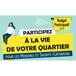 Illustration Présentation du budget participatif des Minimes et de Sainte-Catherine
