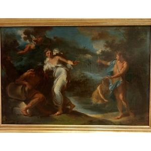 Illustration Présentation du tableau « Daphné et Apollon »