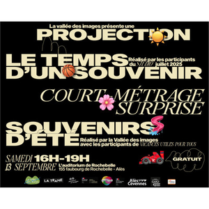 Illustration Projections de films "Le temps d'un souvenir" & "Souvenirs d'été"