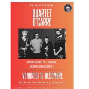 Quartet’O Carré au Club 27