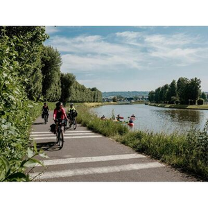 Illustration Rando vélo en groupe