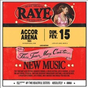 Illustration RAYE - This Tour May Contain New Music, with special guests ABSOLUTELY and AMMA