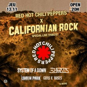 Illustration Red Hot Chili Peppers X Californian Rock (Tribute)