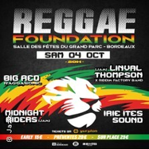 Illustration Reggae Foundation - Linval Thompson & Riddim Factory + Big Red + Midnight Riders + Irie Ites