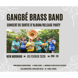 Illustration RELEASE PARTY GANGBÉ BRASS BAND - FESTIVAL AU FIL DES VOIX