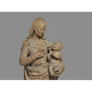 Illustration Renaissance d'une œuvre. La vierge à l'Enfant de Michel Colombe