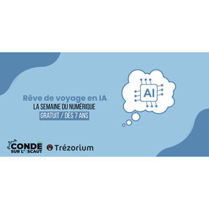 Illustration Rêve de voyage en IA - Semaine du numérique