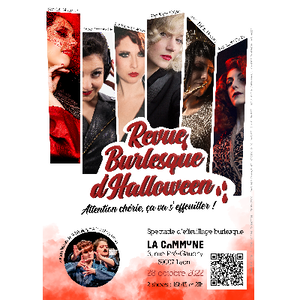 Tout nouveau spectacle d'Halloween de la troupe burlesque lyonnnaise Les Polissonnes