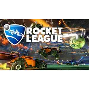Illustration Rocket League sur écran géant