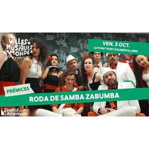 Illustration Roda de samba Zabumba au Point Fort d'Aubervilliers