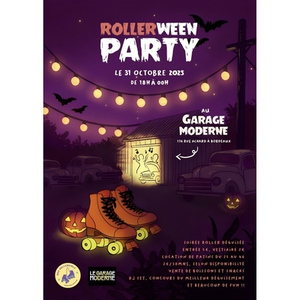 Illustration Rollerween Party