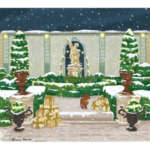 Illustration Royal Affairs, boutique éphémère de Noël