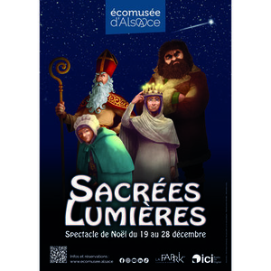 Illustration Sacrées Lumières : spectacle de Noël
