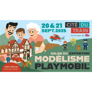 Illustration Salon du Modélisme - Exposition Playmobil®
