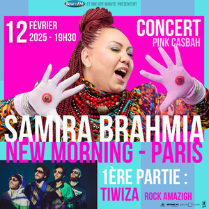 Illustration SAMIRA BRAHMIA AU NEW MORNING + TIWIZA en 1ère partie