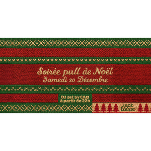 Illustration Sept Lieux : 7Club - Soirée Pull de Noël