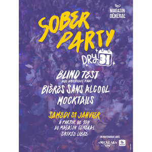 Illustration Sober Party DRY31 au Magasin Général de Darwin