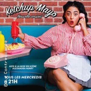 Illustration Sofia Belabbes - Ketchup Mayo Nouvelle Version - Le Contrescarpe, Paris