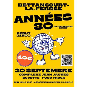 Illustration Soirée Années 80